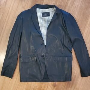 Black Missani Leather Men's Jacket